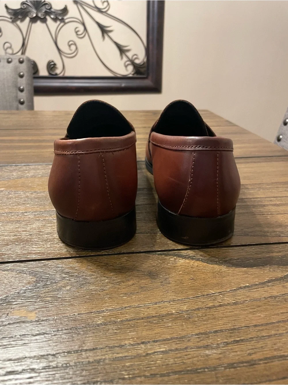 NORDSTROM Edward Comfortable Penny Brown Leather Loafers Men's Size 9.5 Classic